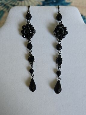 Vintage Beaded Drop Earrings